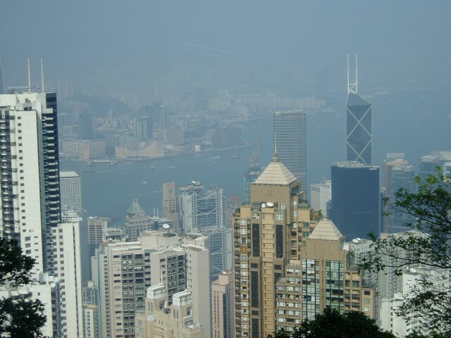 Le centre de Hong Kong vu de Victoria Pick