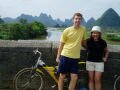 Cross in VTT in the surroundings of Yangshuo