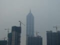 The Jinmao Tower, the 3rd highest tower in the world (420,5 m). , Shanghai, Kiina, Aasia