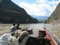 Crossing of the Yangtze River (or Chang Jiang) to join other bank 